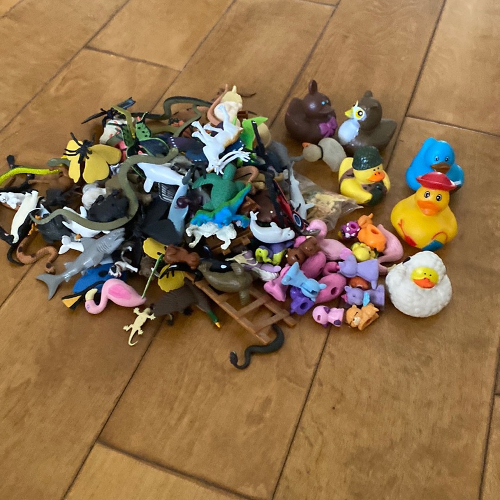 Plastic animals